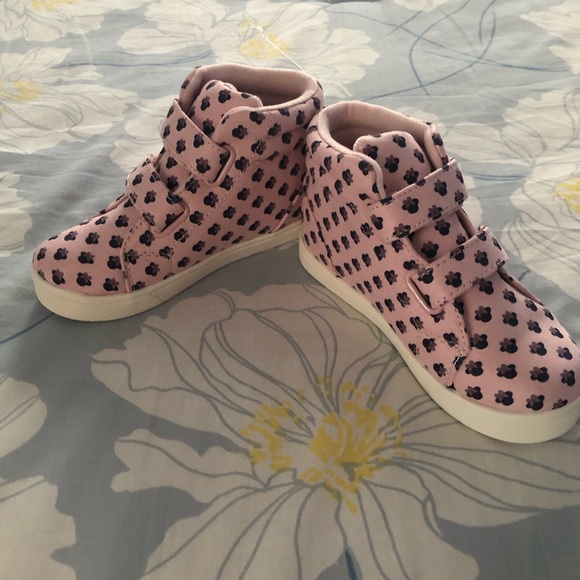 GAP DISNEY MINNIE MOUSE HIGH TOP SNEAKERS Size 10 - Picture 13 of 16